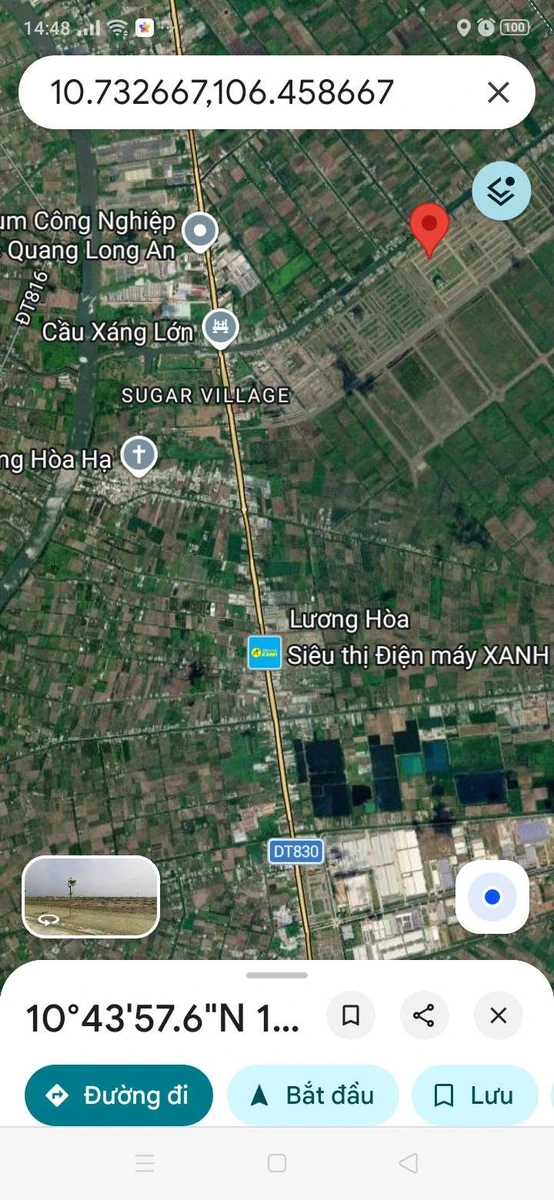 Bán nền đất 90m² mặt tiền D8 Lương Hòa Tây Ninh giá 2.4 tỷ - Ảnh 1