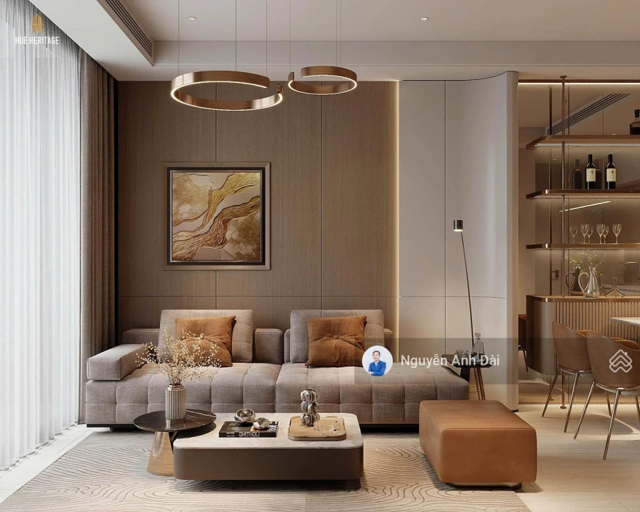Siêu phẩm - Bán căn hộ 2PN 61,5m2 tầng 16 Hue Heritage, view sông Hương - Đất Xanh Miền Trung - Ảnh thu nhỏ 3