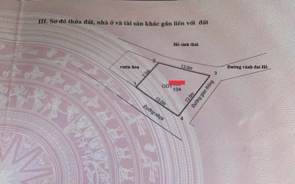 Bán đất 4 mặt tiền 134m² Lâm Thao, Phú Thọ - Ảnh thu nhỏ 2