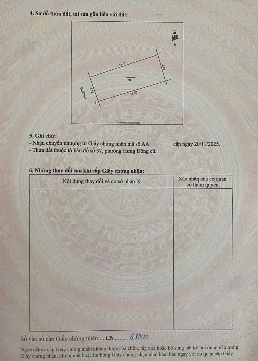 Bán đất Vinh Hưng Bình Dương 50m2 giá 1 tỷ 6 - Ảnh thu nhỏ 2
