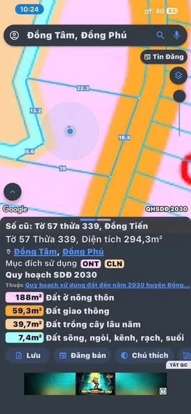 Bán đất Suối Bình Đồng Tiến 3520 m² giá 2 tỷ - Ảnh thu nhỏ 2