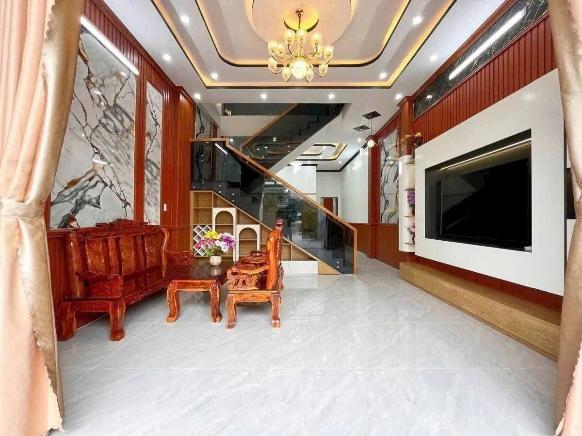Bán nhà 3 phòng ngủ 100m2 Mỹ Hạnh Nam, Đức Hòa - Ảnh thu nhỏ 2
