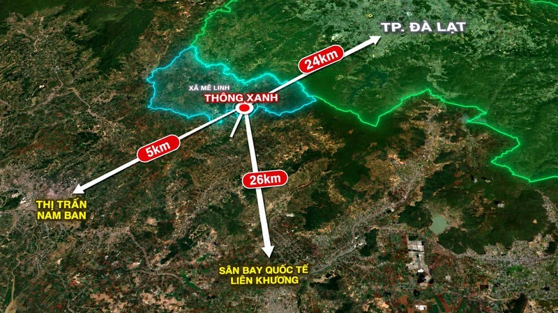 Bán đất nền 370-400m² giá từ 799 triệu tại Mê Linh, Đà Lạt