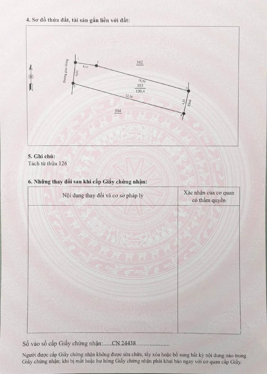 Bán đất B2 Hàm Nghi 100m² 2 tỷ Quận 1 - Ảnh thu nhỏ 2