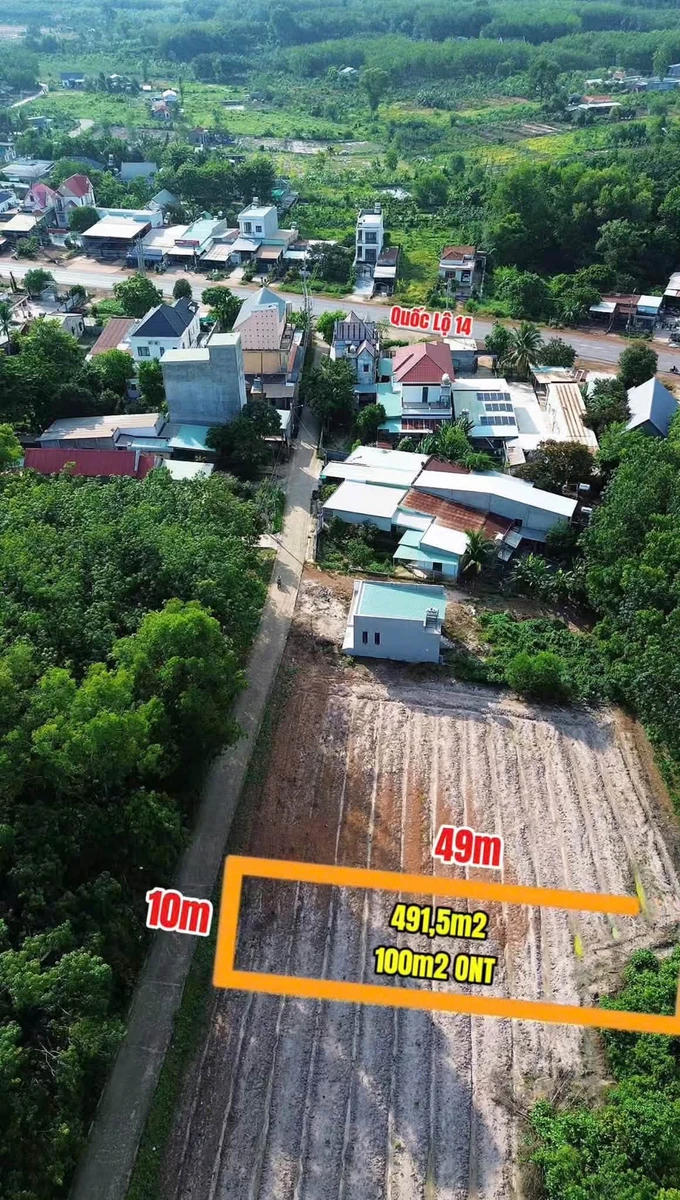 Bán đất 2 mặt tiền 100m2 gần Quốc lộ 14, Minh Thắng - Ảnh thu nhỏ 3
