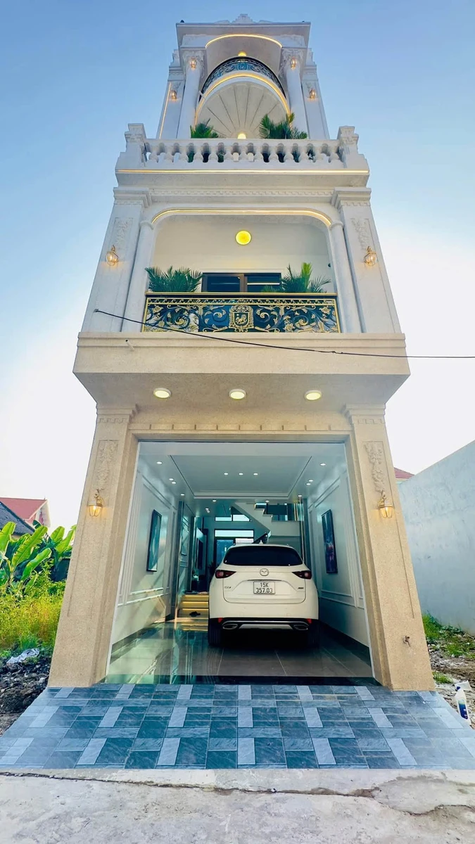 Bán nhà 4 tầng độc lập full nội thất 65,4m2 gần chợ Minh Kha, An Dương, Hải Phòng - Ảnh 1