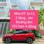 Bán nhà mặt tiền 5x15m, 2 tầng, P. Trung Mỹ Tây, Q12 - Ảnh thu nhỏ 1