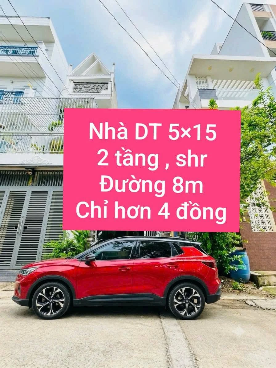 Bán nhà mặt tiền 5x15m, 2 tầng, P. Trung Mỹ Tây, Q12 - Ảnh 1