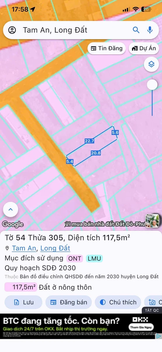 Bán 4 lô đất liền kề An Ngãi Long Điền, 120m², 1,1-1,3 tỷ - Ảnh thu nhỏ 2