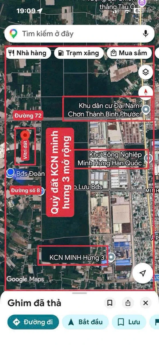 Bán đất 2182m² Phường Minh Hưng, Bình Dương 1 tỷ 1 - Ảnh 1