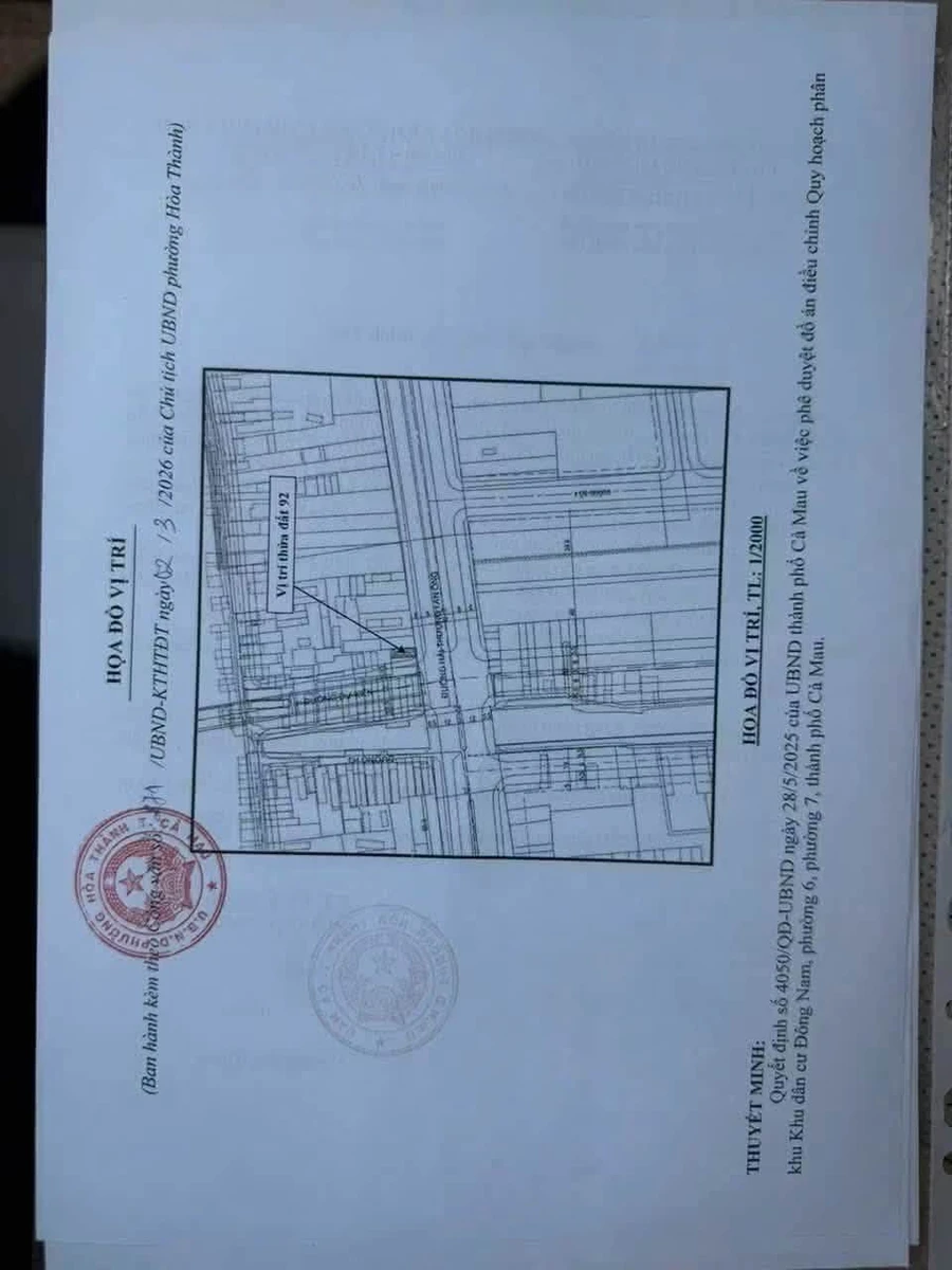 Bán nhà mặt tiền Cà Mau, 82.5m2, giá 2.95 tỷ - Ảnh thu nhỏ 3