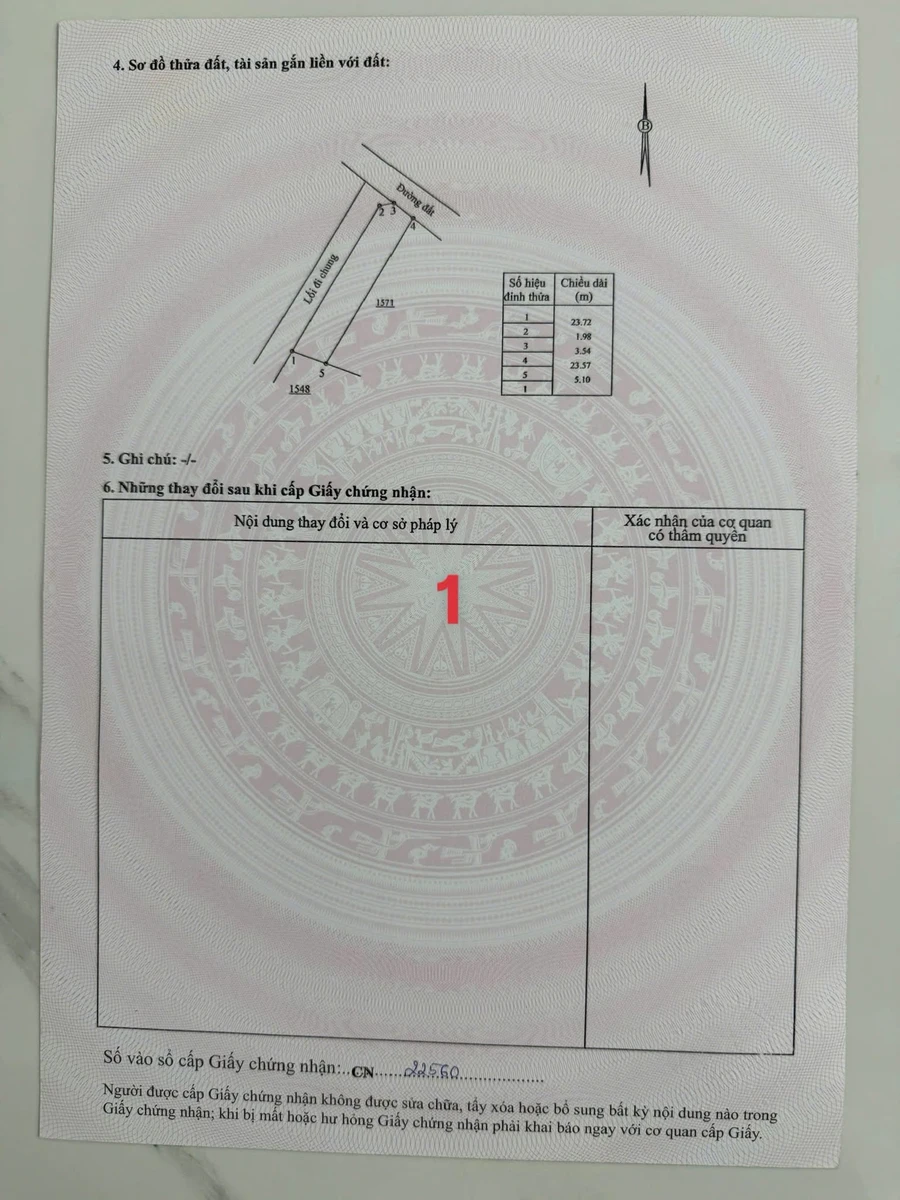 Bán đất nền 120m2 Diên Phước, Bình Chánh 6,64 tỷ - Ảnh thu nhỏ 2