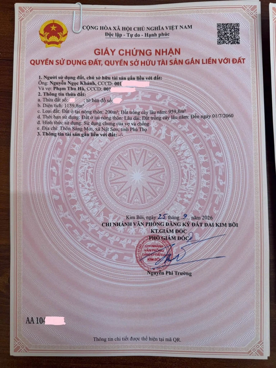 Bán đất Kim Bôi Hòa Bình 1.200m² suối chảy 1,4 tỷ - Ảnh thu nhỏ 5