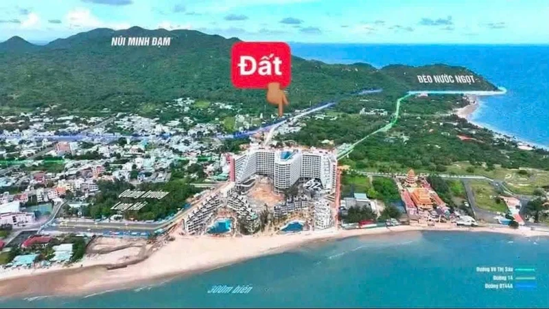Bán đất 5x20m (100m2) giá 2,5 tỷ gần biển Long Hải