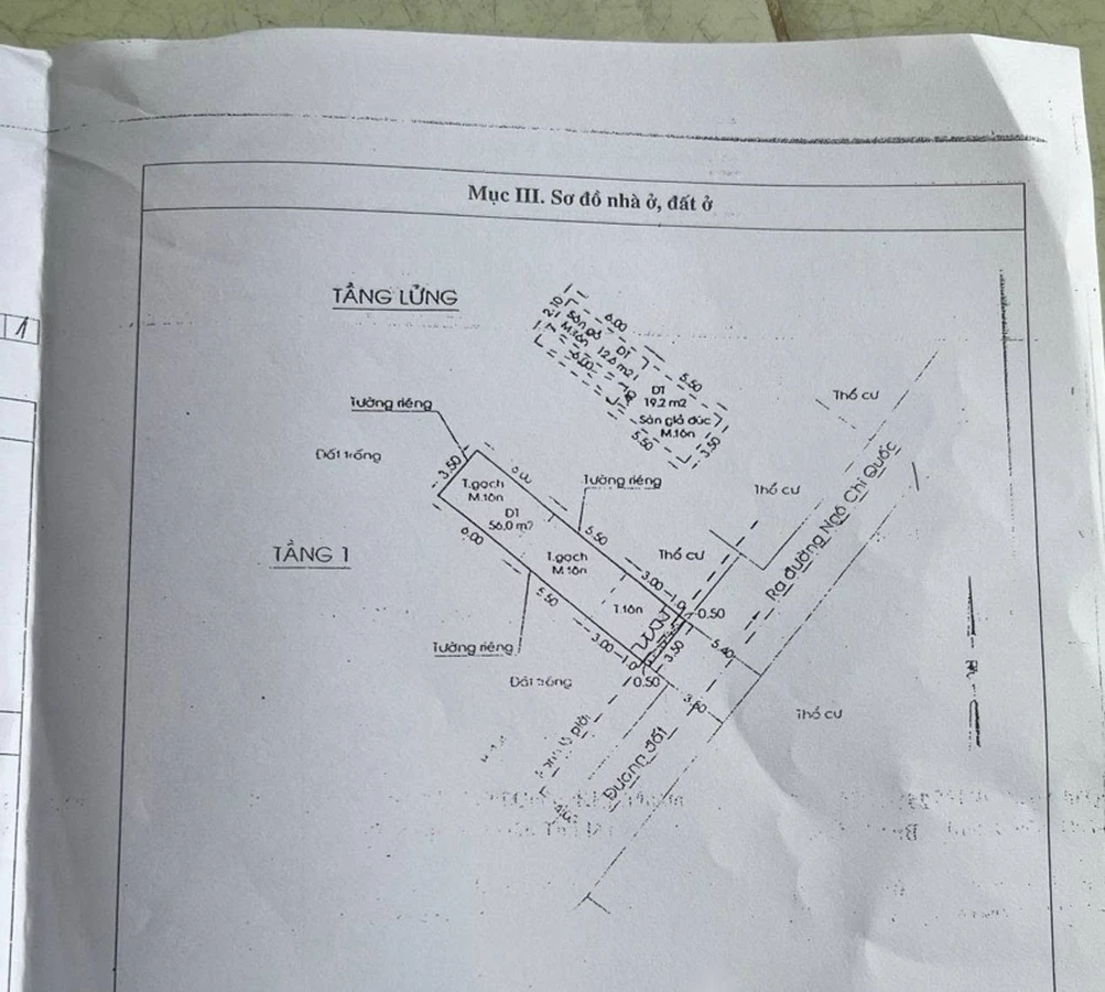 Bán nhà hẻm xe hơi 56m2, 1 trệt 1 lửng, Bình Chiểu (Tam Bình), Thủ Đức, 2,86 tỷ - Ảnh thu nhỏ 4