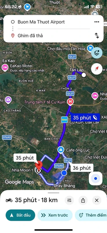 Bán đất 5x26m giá 185 triệu tại xã Dray Bhăng, Cư Kuin, Đắk Lắk