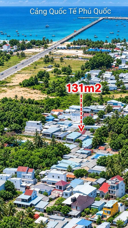 Bán nhà mặt tiền 131m2 trung tâm Phú Quốc giá ngộp 3 tỷ, cách biển 5 phút