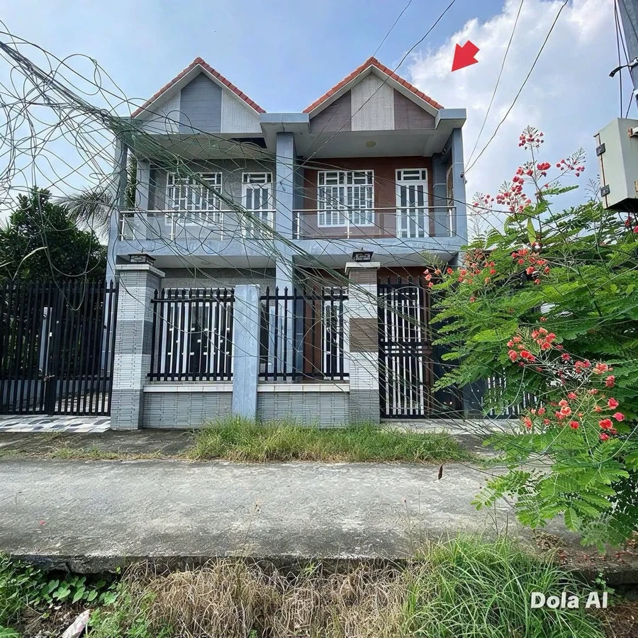 Bán nhà 1 trệt 1 lầu 162m2, 4 phòng ở xã Phú Hưng - Ảnh 1