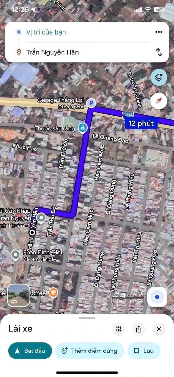 Bán nhà mặt tiền đường nhựa Trần Nguyên Hãn 80m2, KDC Văn Thánh 3, Phan Thiết - Ảnh thu nhỏ 3