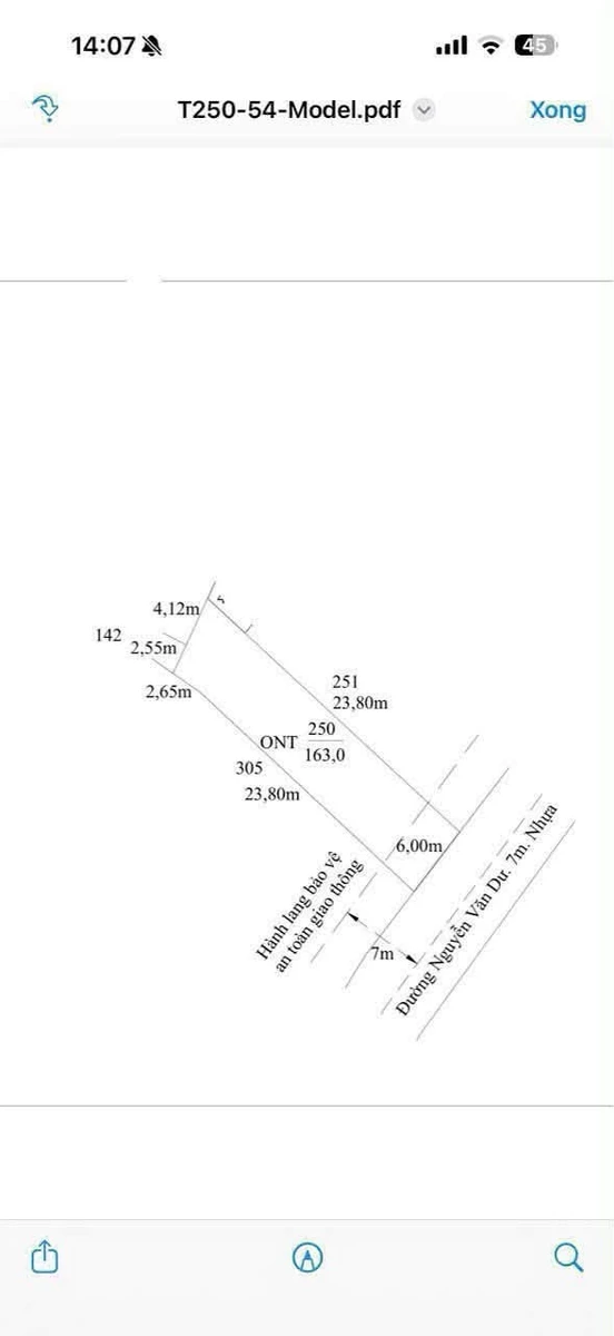 Bán nhà mặt tiền Nguyễn Văn Dư, 162m², 1 tỷ 350 triệu - Ảnh thu nhỏ 3
