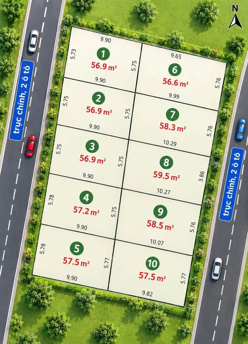 Bán đất nền 57.5m2 gần Aeon Cái Lân, Bãi Cháy - Ảnh 1