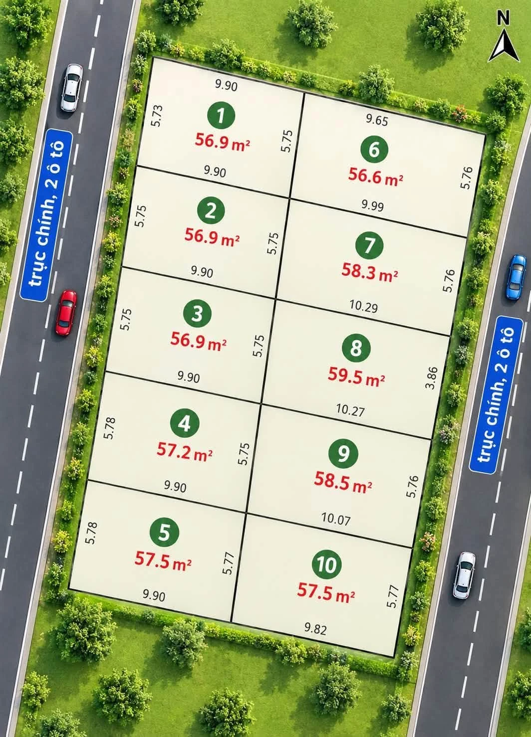 Bán đất nền 57.5m2 gần Aeon Cái Lân, Bãi Cháy - Ảnh 1