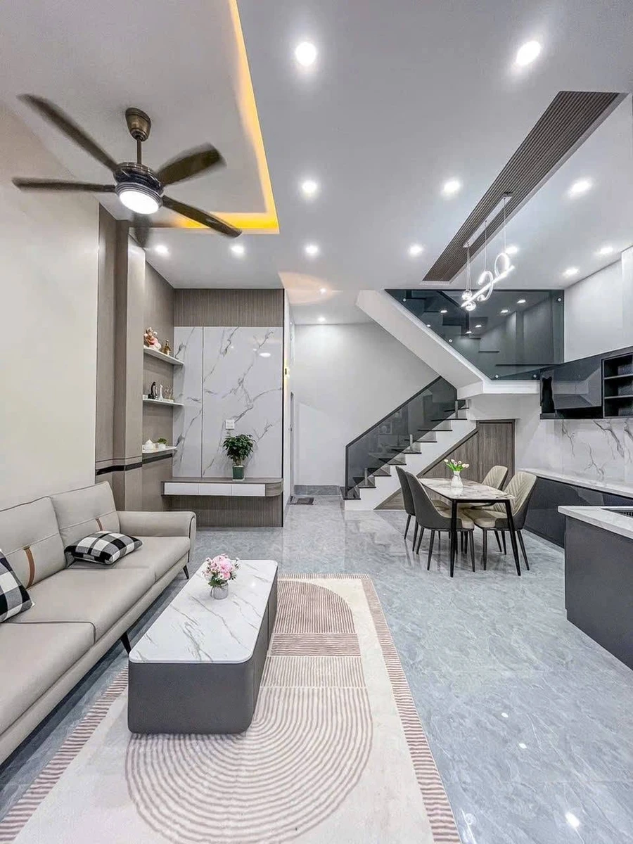 Bán nhà trệt lầu 82m2 gần Cầu Đầu Sấu Cần Thơ 2 tỷ 650 - Ảnh thu nhỏ 3
