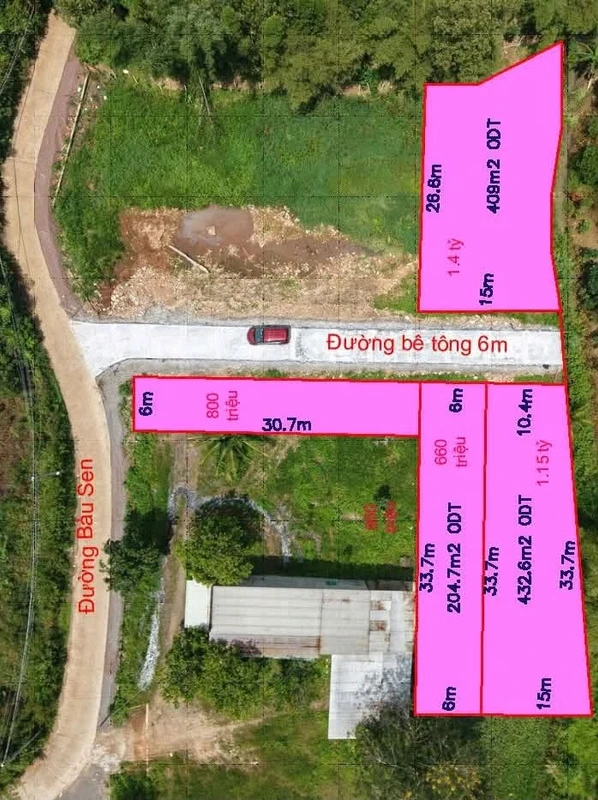 Bán đất nền mặt tiền đường bê tông full thổ cư 150-260m2 đối diện hồ Núi Le, Xuân Lộc, Đồng Nai