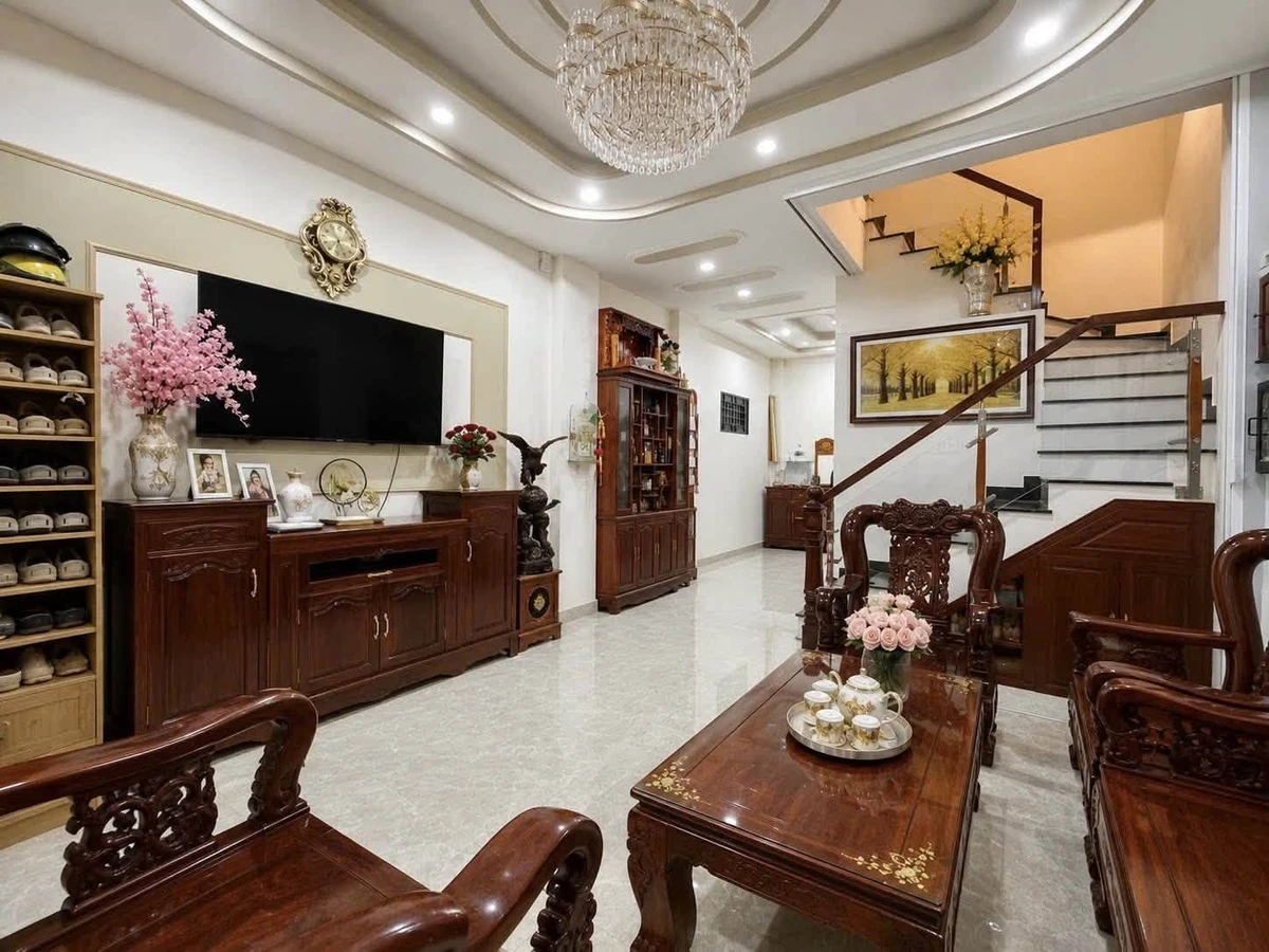 Bán nhà 3 tầng 63,5m², 4PN, hẻm ô tô 7 chỗ, Hoàng Hoa Thám, Bình Thạnh - Ảnh thu nhỏ 2