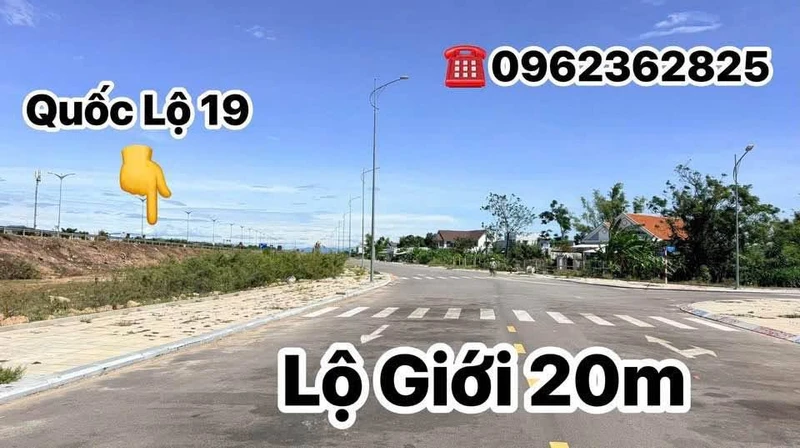 Bán đất mặt tiền 125m2 QL19 Quy Nhơn, 1,1 tỷ