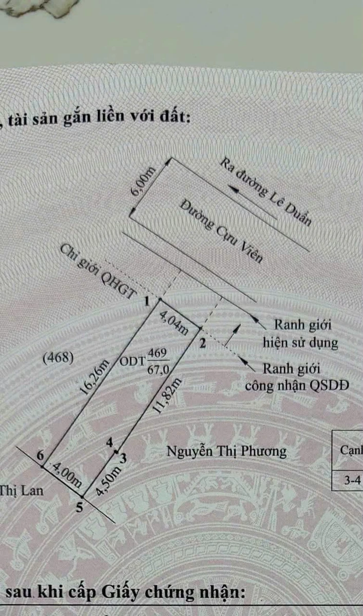 Bán đất mặt tiền Cựu Viên 67m2, 2.3 tỷ - Ảnh thu nhỏ 2