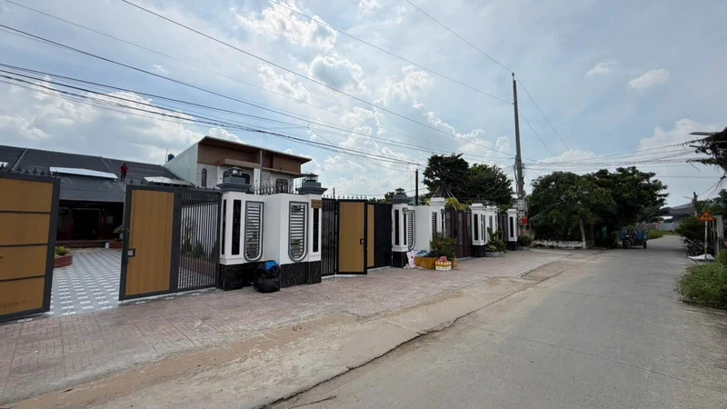 Bán nhà sân vườn mái Nhật 300m2 mặt tiền đường kinh doanh, Xã Phước Lý, Cần Giuộc
