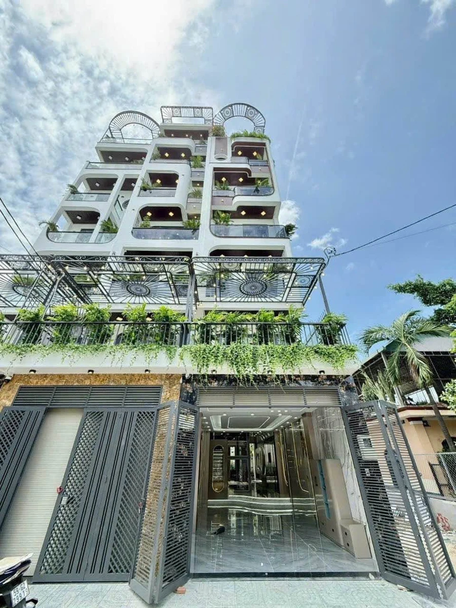 Bán nhà 6 tầng 100m² 5PN Mặt tiền Đông Hưng Thuận, Quận 12 - Ảnh 1