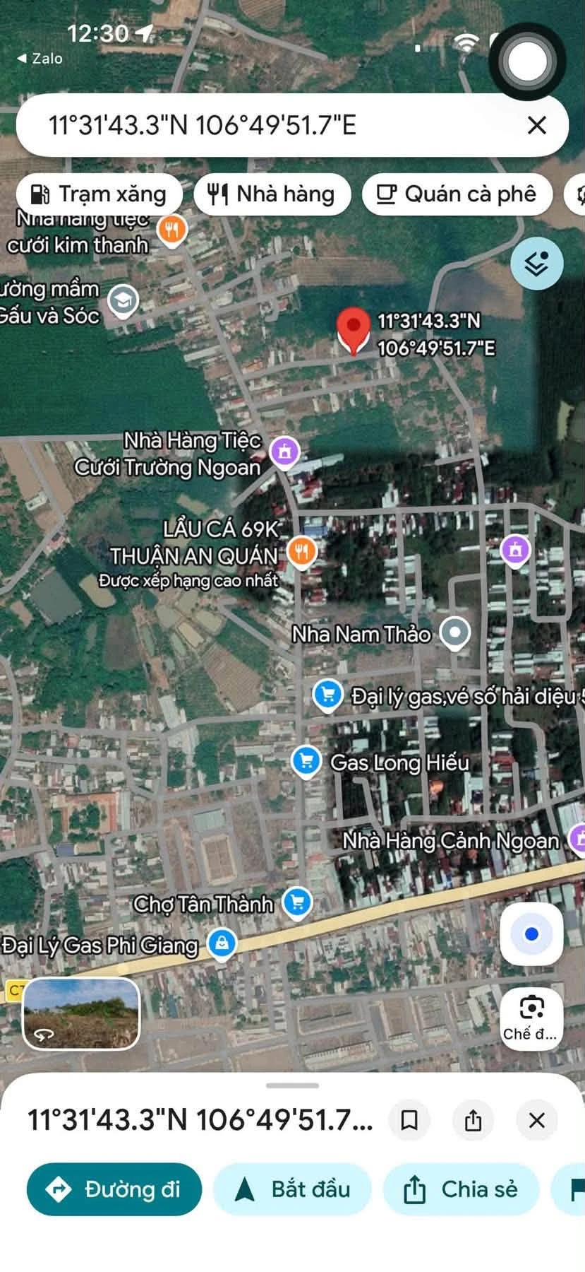 Bán đất Ấp 2 Tân Thành Đồng Xoài 550 triệu - Ảnh 1