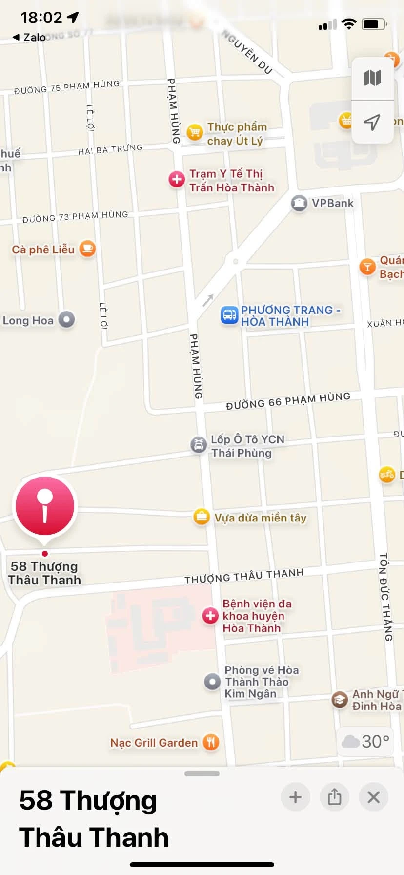 Bán đất thổ cư hẻm 61 Phạm Hùng, gần chợ Long Hoa, Hòa Thành, Tây Ninh - Ảnh 1
