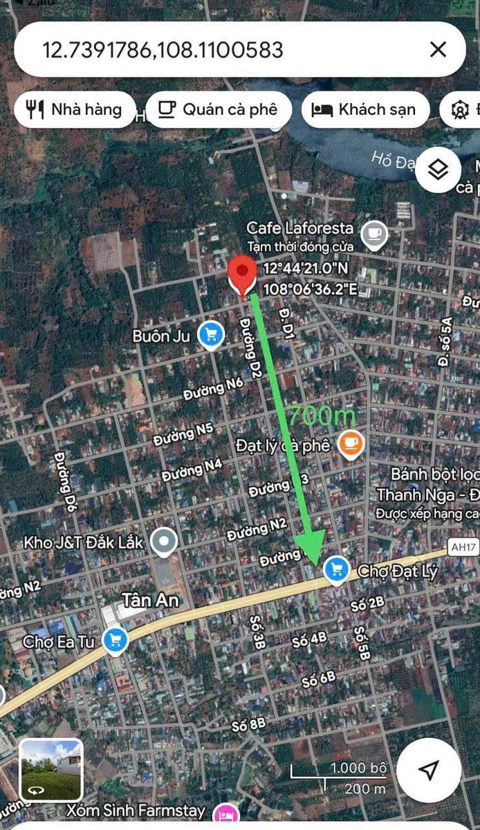 Bán đất đường D2 Buôn Ju, Tân An, Buôn Ma Thuột, 5,1x20m, thổ cư 50m2 - Ảnh thu nhỏ 5