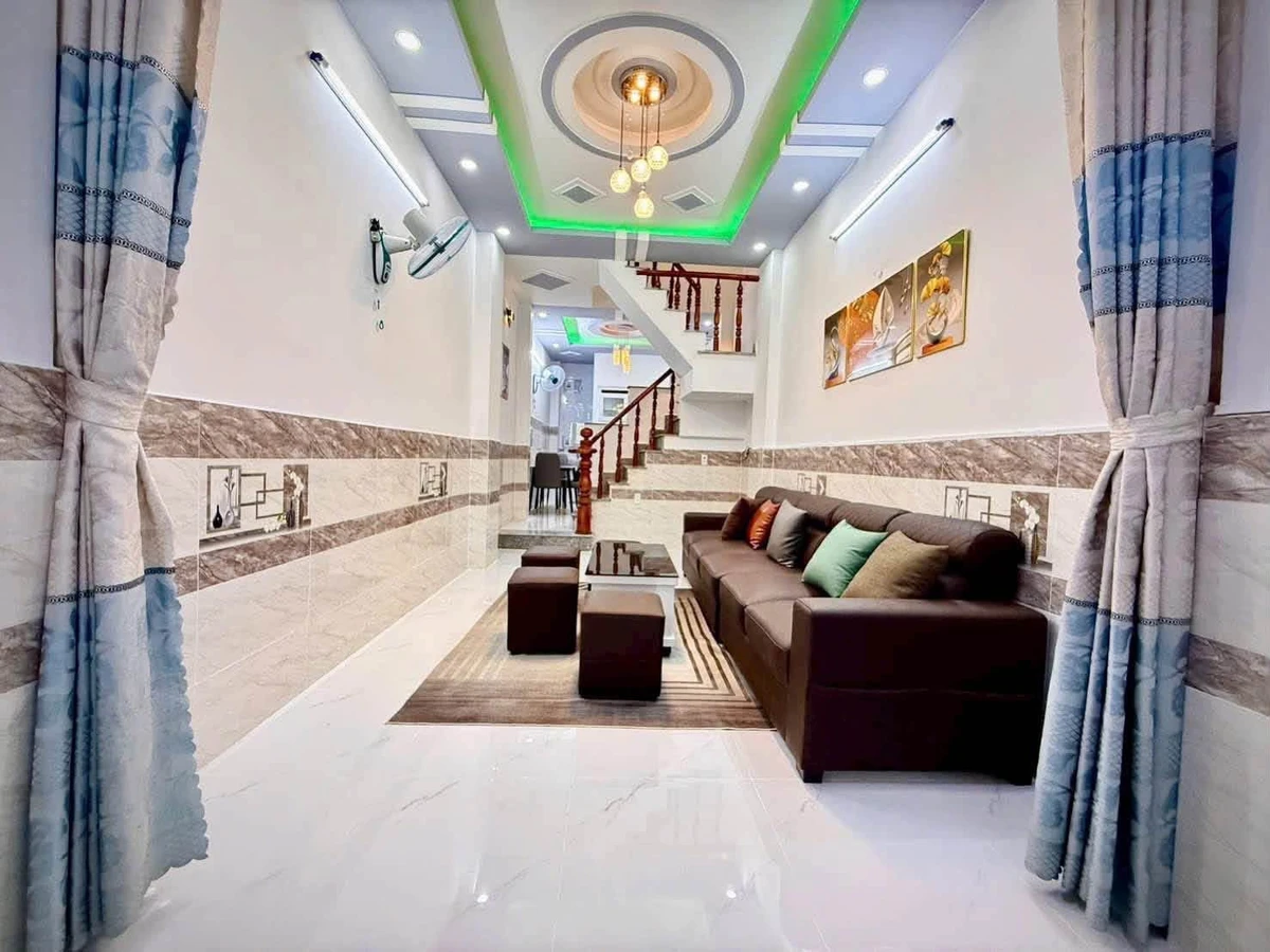 Bán nhà 1 trệt 2 lầu 3PN 86,6m² Chợ Thiếc Quận 12 - Ảnh thu nhỏ 2