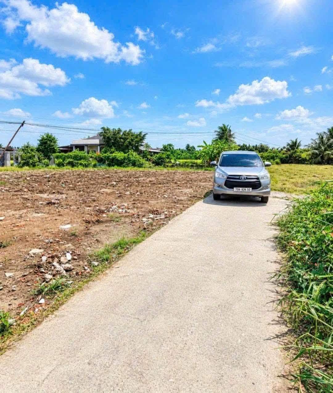 Bán đất thổ cư 490m² giá 750 triệu Đức Tân Tân Trụ - Ảnh 1