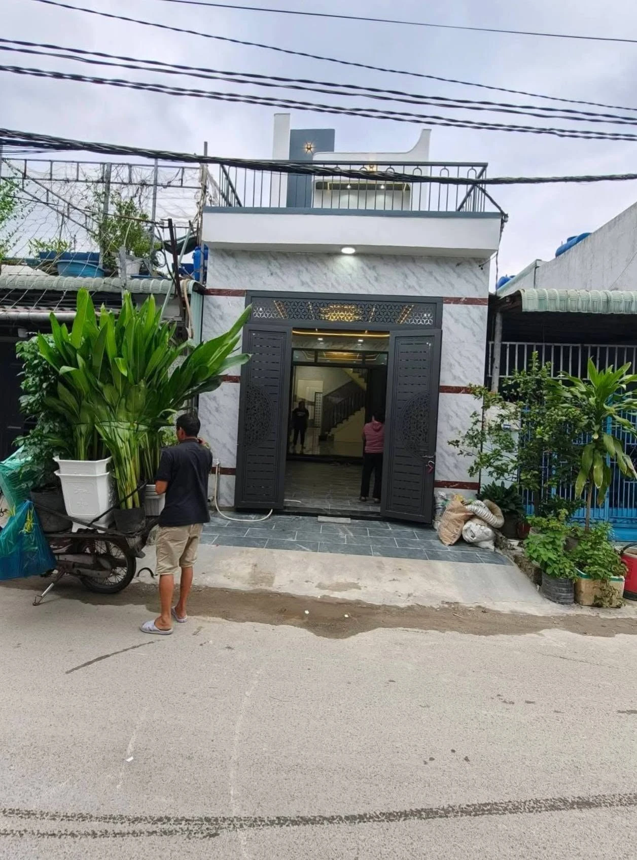 Bán nhà mặt tiền Đức Hòa Long An 4x23m, 4 phòng 2 WC, 2 tỷ 499 triệu - Ảnh 1