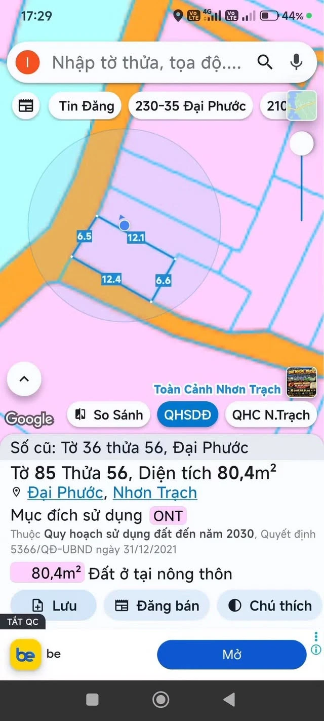 Bán nhà góc 2 mặt tiền 80.4m2, 3PN tại Đại Phước, Thủ Đức - Ảnh 1