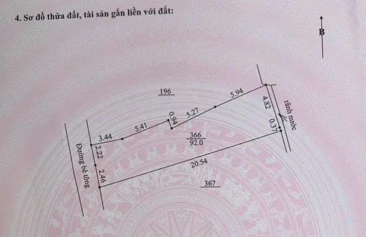 Bán đất 92m² Việt Hoà, 1 tỷ 490 triệu - Ảnh 1