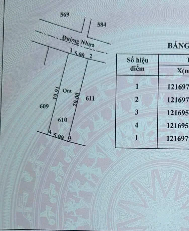 Bán đất thổ cư 100m2 giá khoảng 1 tỷ tại Củ Chi, TP.HCM, sổ hồng riêng - Ảnh thu nhỏ 3