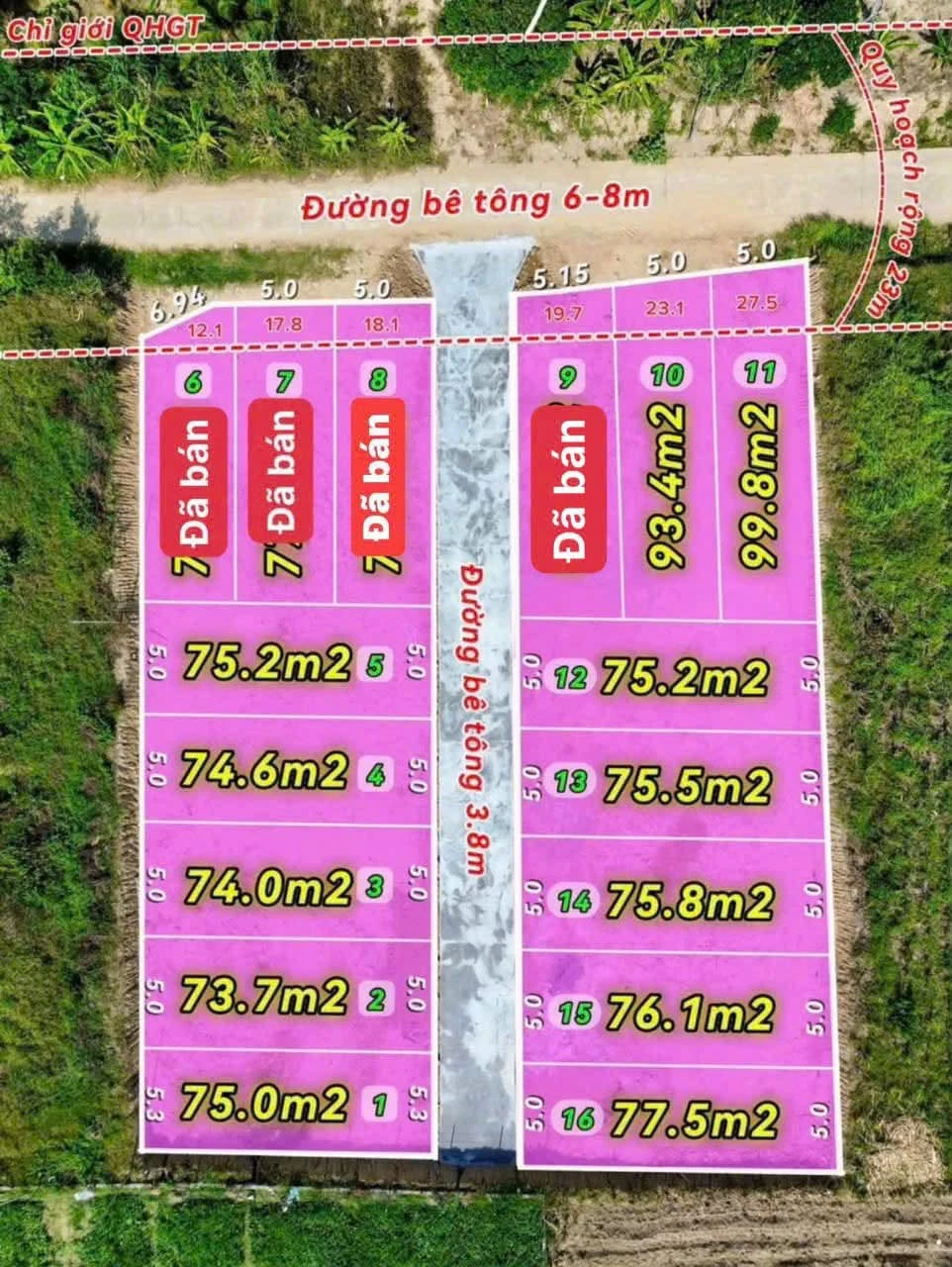 Bán đất Diên Thọ 72m² giá 346 triệu, sổ hồng thổ cư - Ảnh 1