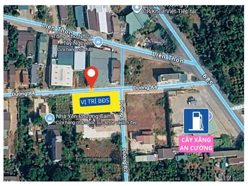 Bán 5 lô đất liền kề đường A4 90m² Buôn Ma Thuột 1,55 tỷ