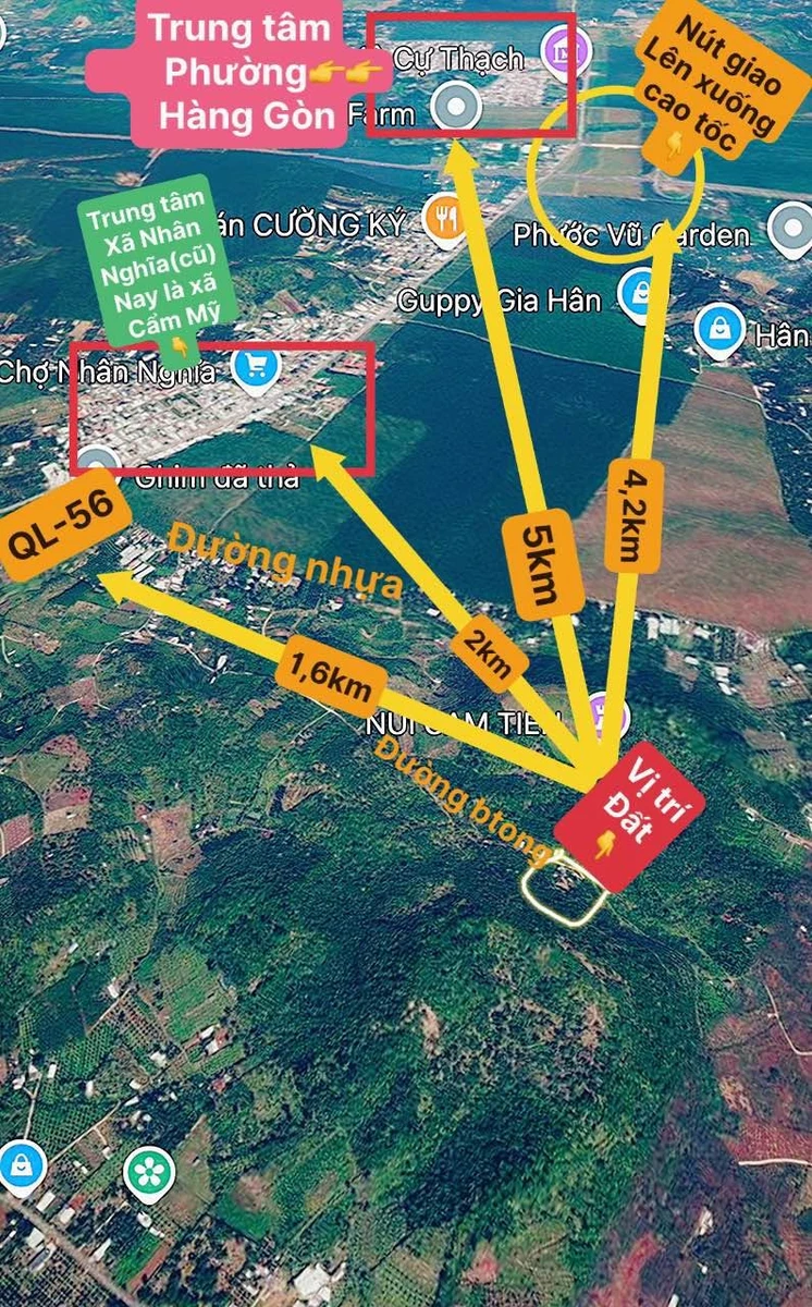 Bán đất view nghỉ dưỡng 2439m² Xã Cẩm Mỹ Đồng Nai - Ảnh thu nhỏ 2