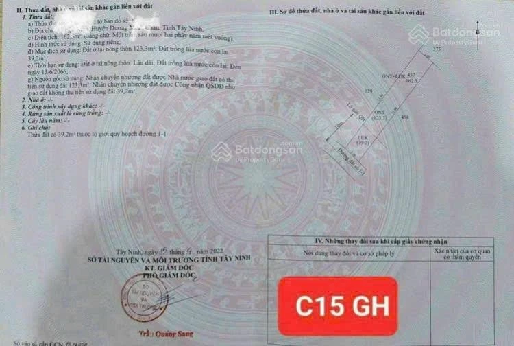 CC cần bán đất có thổ cư Lộc Ninh, Tây Ninh - Ảnh thu nhỏ 3