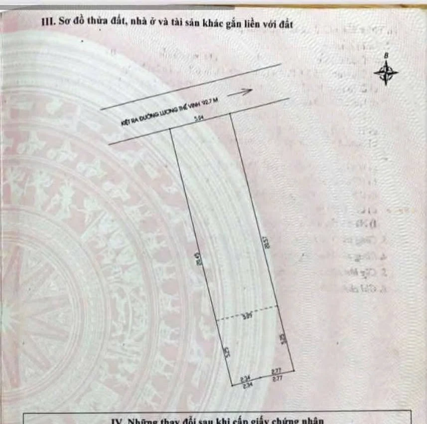 Bán nhà kiệt Lương Thế Vinh 104m2, cách biển Mỹ Khê 500m, Đà Nẵng - Ảnh thu nhỏ 3
