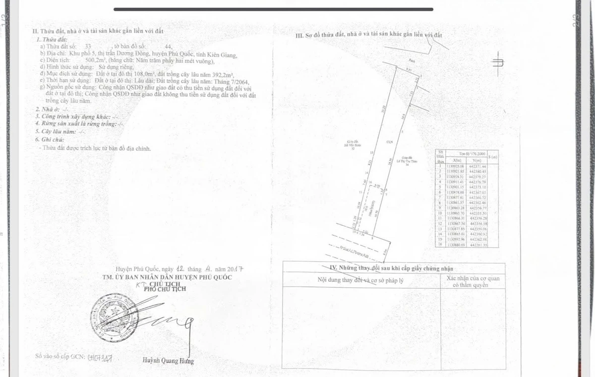 Bán nhà 500m2 mặt tiền Lý Thường Kiệt, Phú Quốc - Ảnh 1