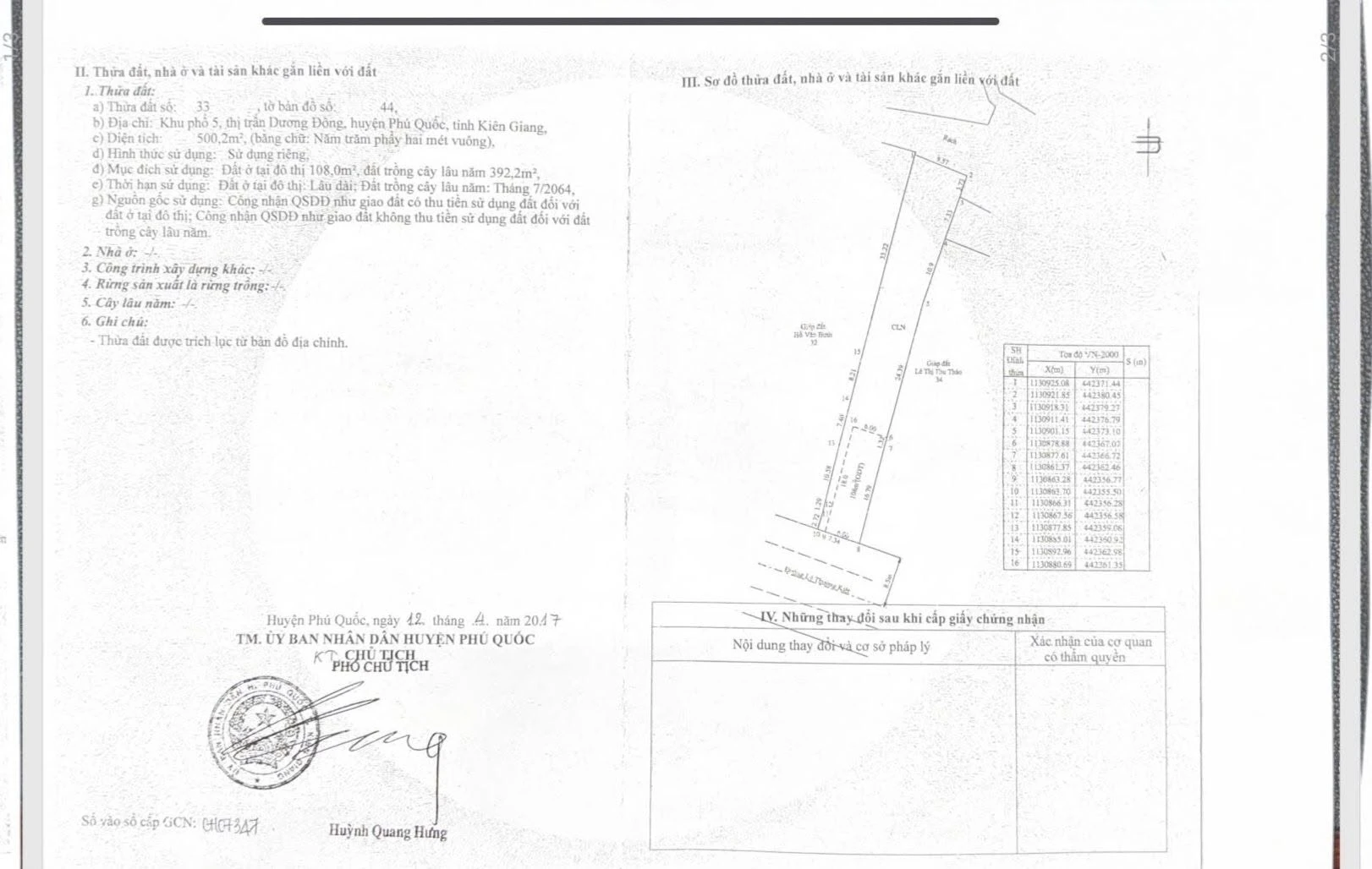 Bán nhà 500m2 mặt tiền Lý Thường Kiệt, Phú Quốc - Ảnh 1