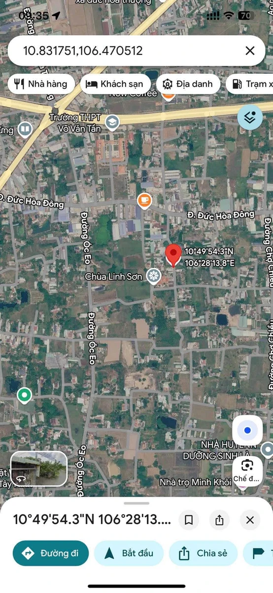 Bán đất thổ 127.5m2 đường Nhựa Đức Hòa Đông - Ảnh 1